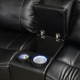 Annya Led & Bluetooth Power Sectional W/ USB
