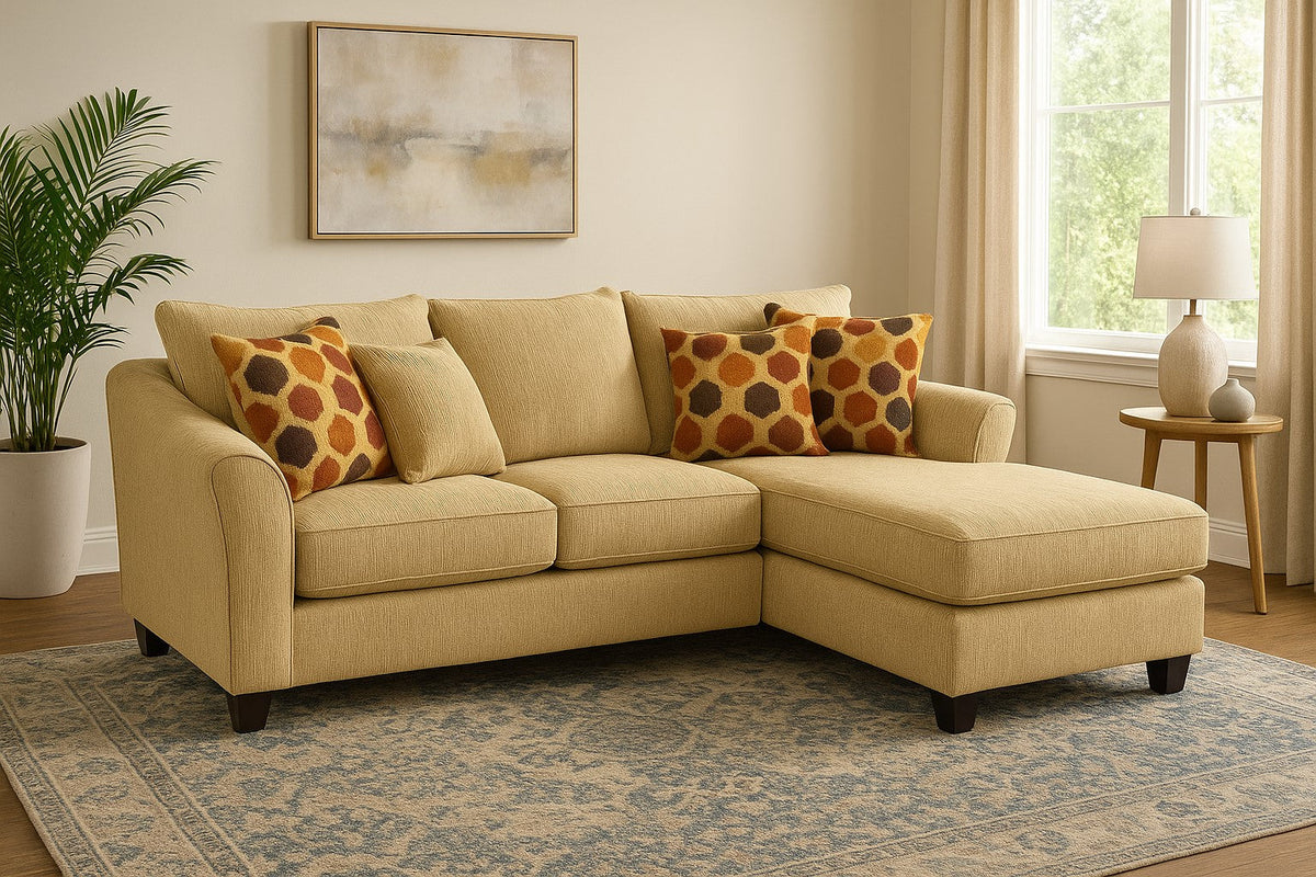 Iyona Sofa Chaise & Ottoman