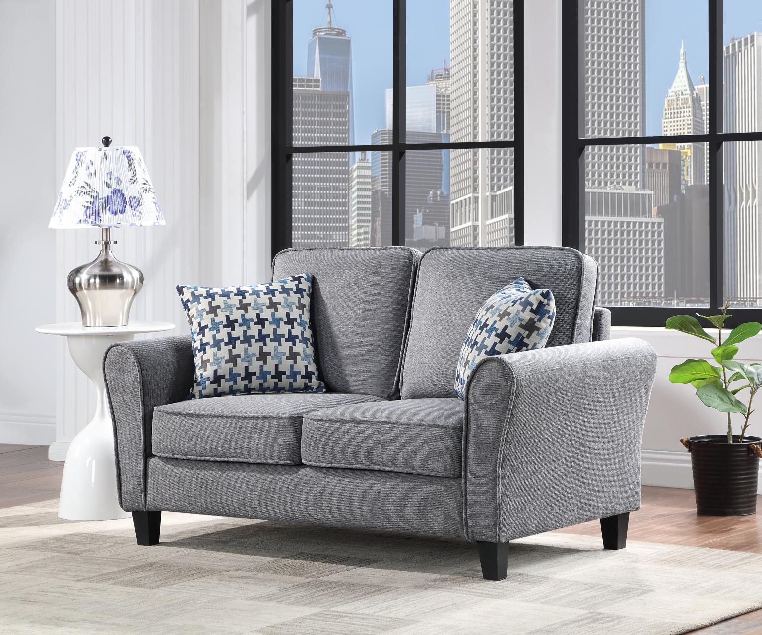 Dark Gray Loveseat