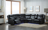 Tiza 3 PC. Power Reclining Sectional w/ Led Lights