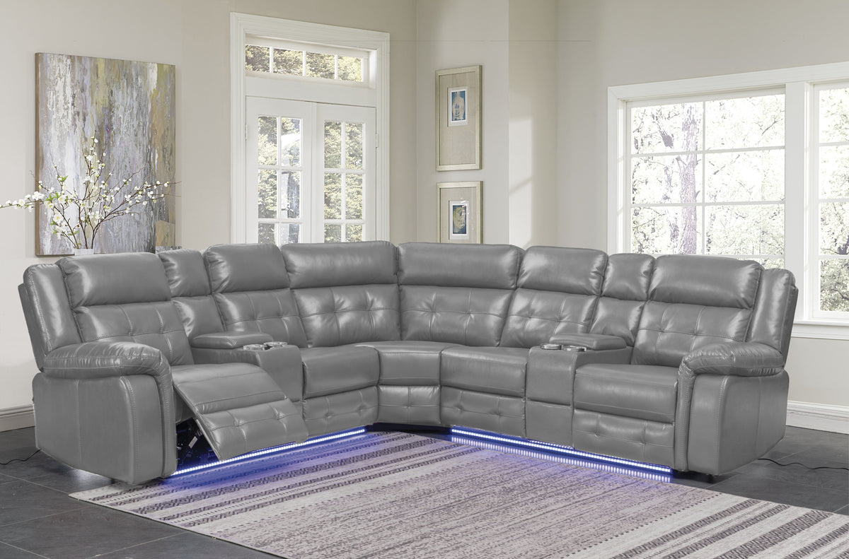 Lansing 3 PC. Power Reclining Sectional w/ Led Lights