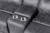 Philipa Gray Sectional W/ 3 Power Reclining Living Collection