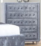 Melania Gray Bedroom Collection