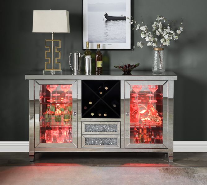 Noralie Wine Cabinet W/Led