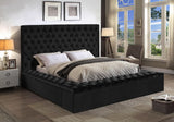 Black Velvet King Bed