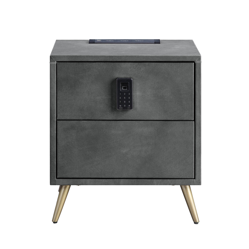 Doris Nightstand W/USB & Electric Lock