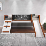 Aurea Twin Loft Bed W/Slide