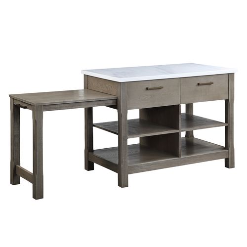 Feivel Kitchen Island W/Pull Out Table