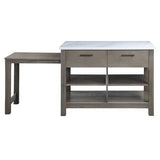 Feivel Kitchen Island W/Pull Out Table