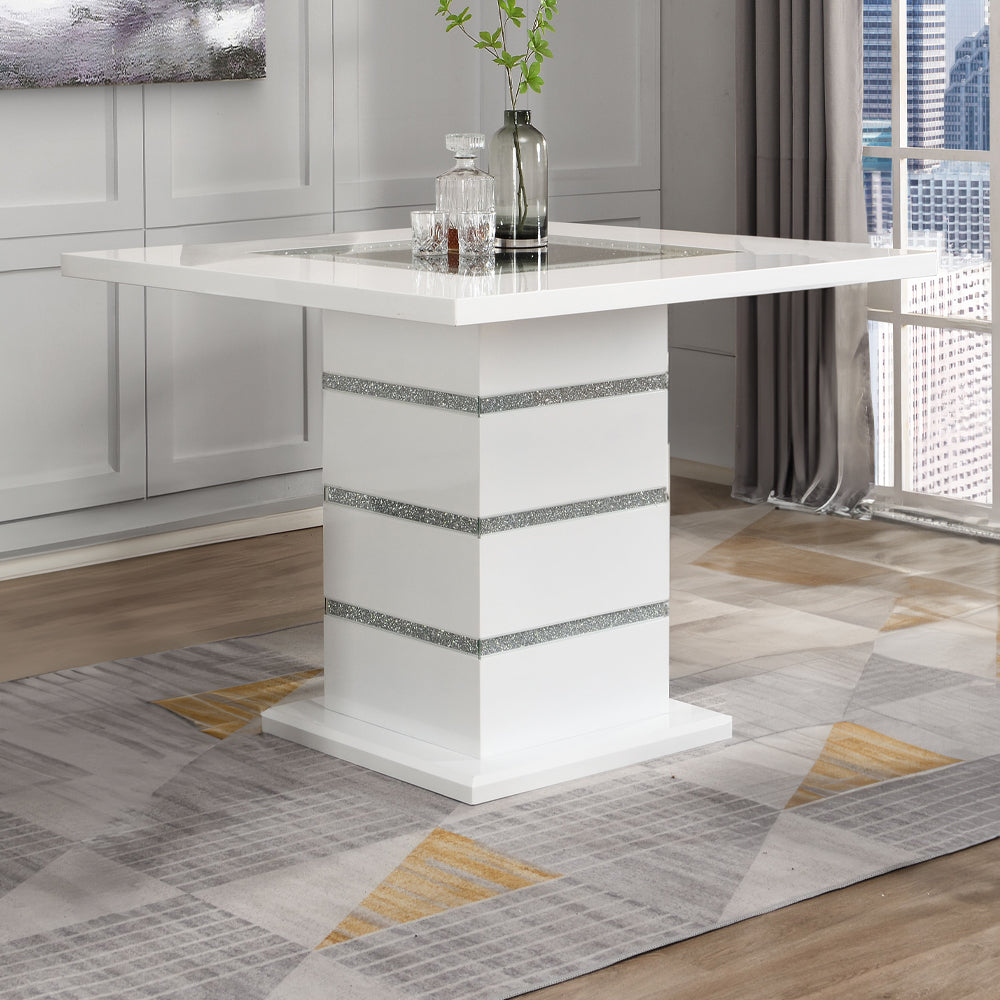 Elizaveta Counter Height Table W/Pedestal Base