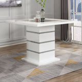 Elizaveta Counter Height Table W/Pedestal Base