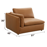 Brighton Modular Left Facing Arm Chair